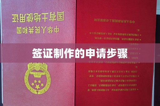 越城签证制作的申请步骤