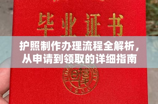 越城护照制作办理流程全解析，从申请到领取的详细指南