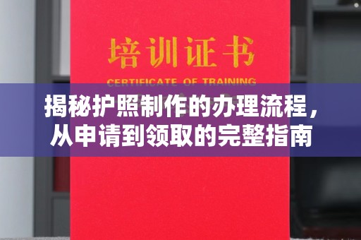 越城揭秘护照制作的办理流程，从申请到领取的完整指南