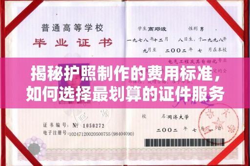 越城揭秘护照制作的费用标准，如何选择最划算的证件服务？