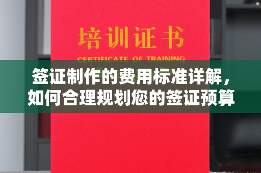 越城签证制作的费用标准详解，如何合理规划您的签证预算